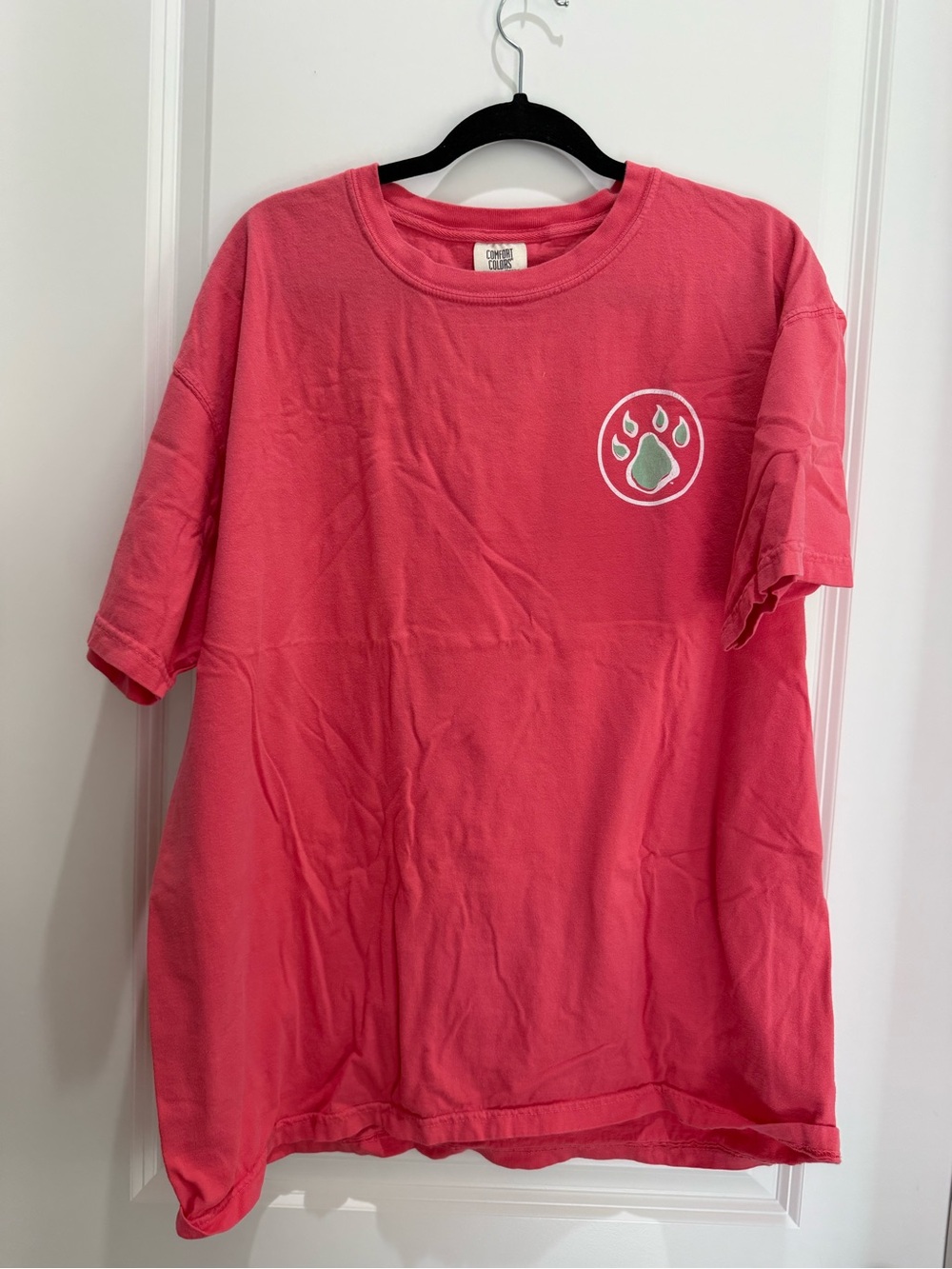 Comfort Colors Coral Ribbed Crewneck Tee